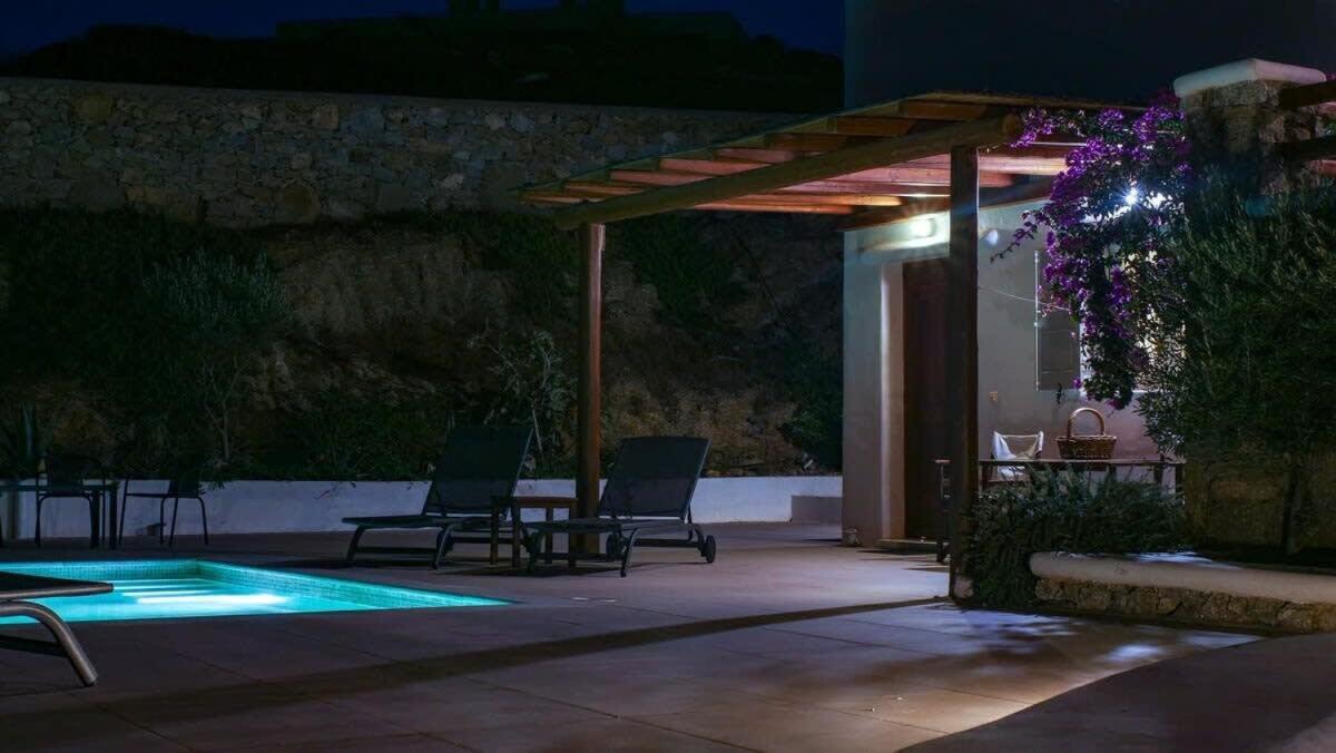Mykonos Town Ortus Ivory Mykonian Lux Villa With Pool! מראה חיצוני תמונה