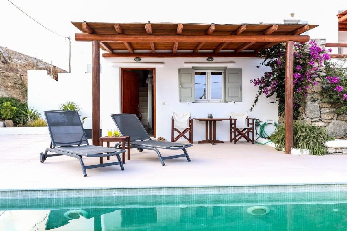 Mykonos Town Ortus Ivory Mykonian Lux Villa With Pool! מראה חיצוני תמונה